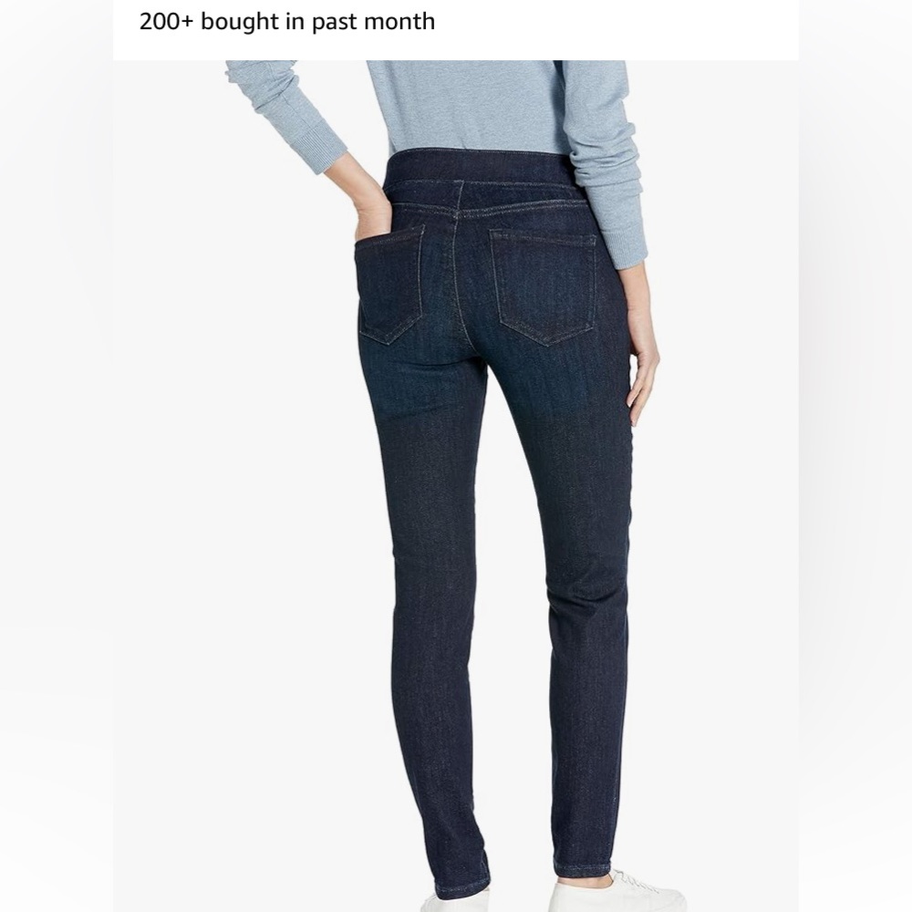Amazon Essentials dark wash jean jeggings